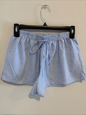 Striped mini shorts